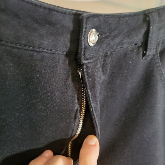 Dream Jeannes by Quacker Factory Women's Stretch Jeans Size 14 Black - Picture 6 of 12